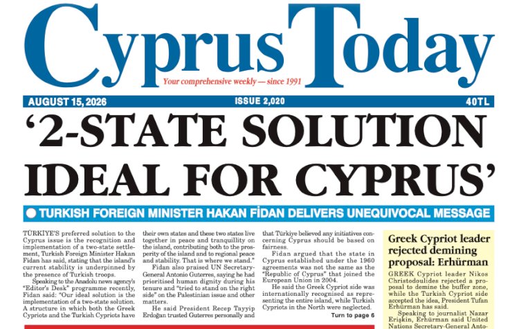 Cyprus Today August 15, 2026 PDFs