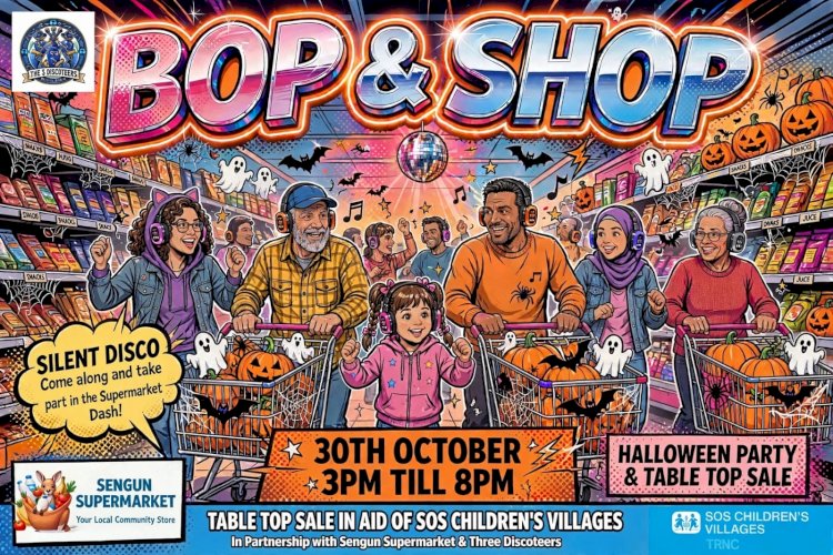 Halloween ‘bop and shop’ to raise funds for SOS